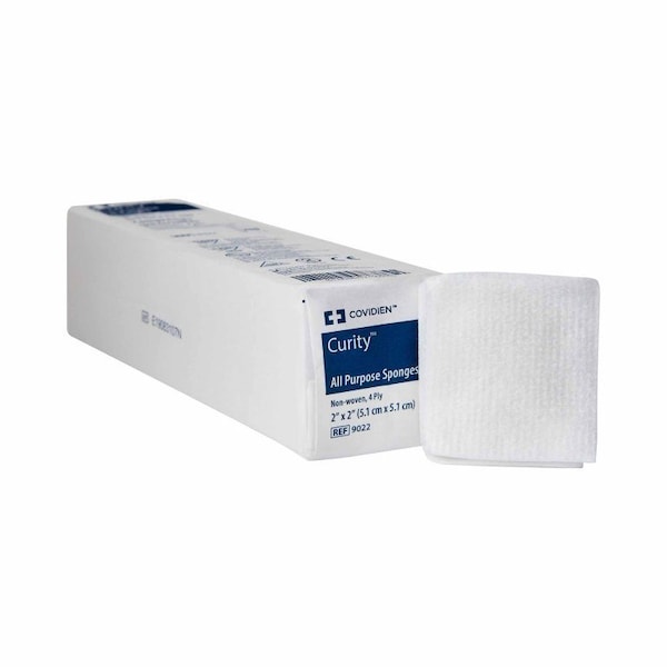 Curity Nonwoven Sponge 2 X 2 Inch, NonSterile 4-Ply Square, 200PK 9022 - main